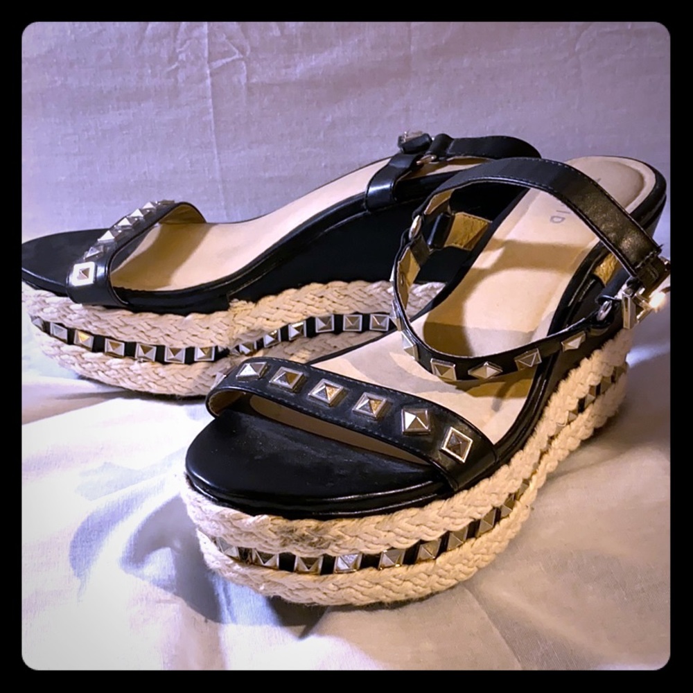 Torrid Punk Rock Studded Wedge Shoes Size 10